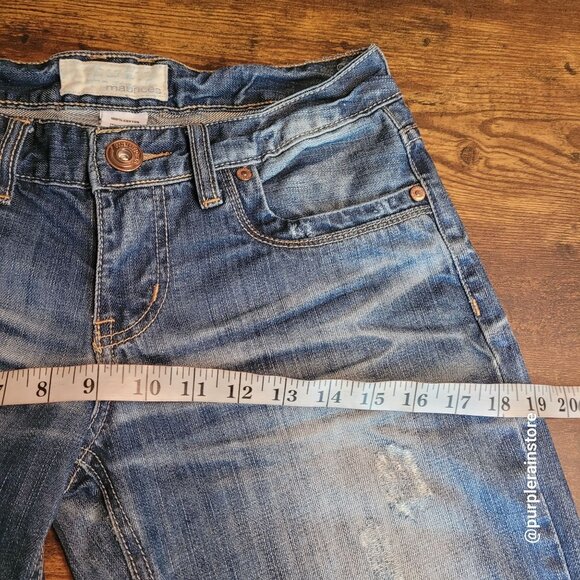 Vtg Maurices Capri Jeans Sz 4 Medium Light Wash Cotton Denim Country - Picture 7 of 12